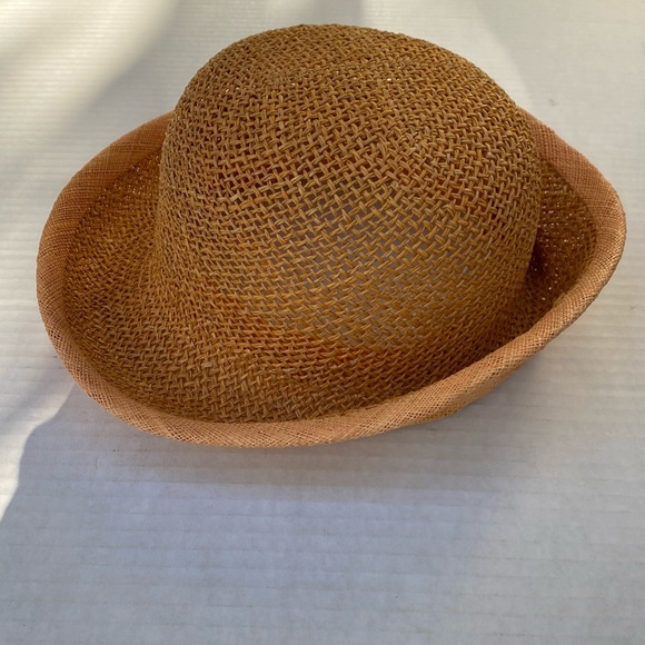 Grevi Mode Firenze‎ Italy Vintage Orange Straw Hat - Picture 4 of 10